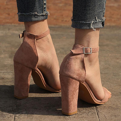 Women Sandals Ankle Strap Shoes Woman High Heels Sandals