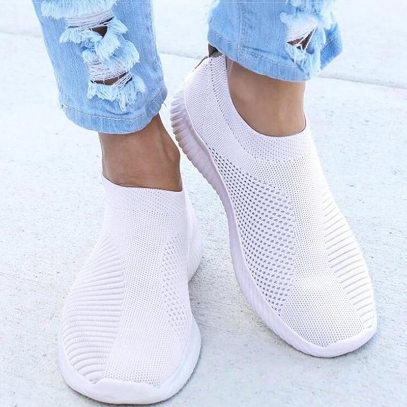 Women Shoes Knitting Sock Sneakers