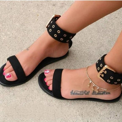 Women flats sandals gladiator  transparent open toe jelly shoes