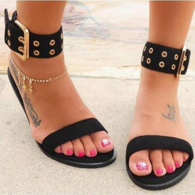 Women flats sandals gladiator transparent open toe jelly shoes