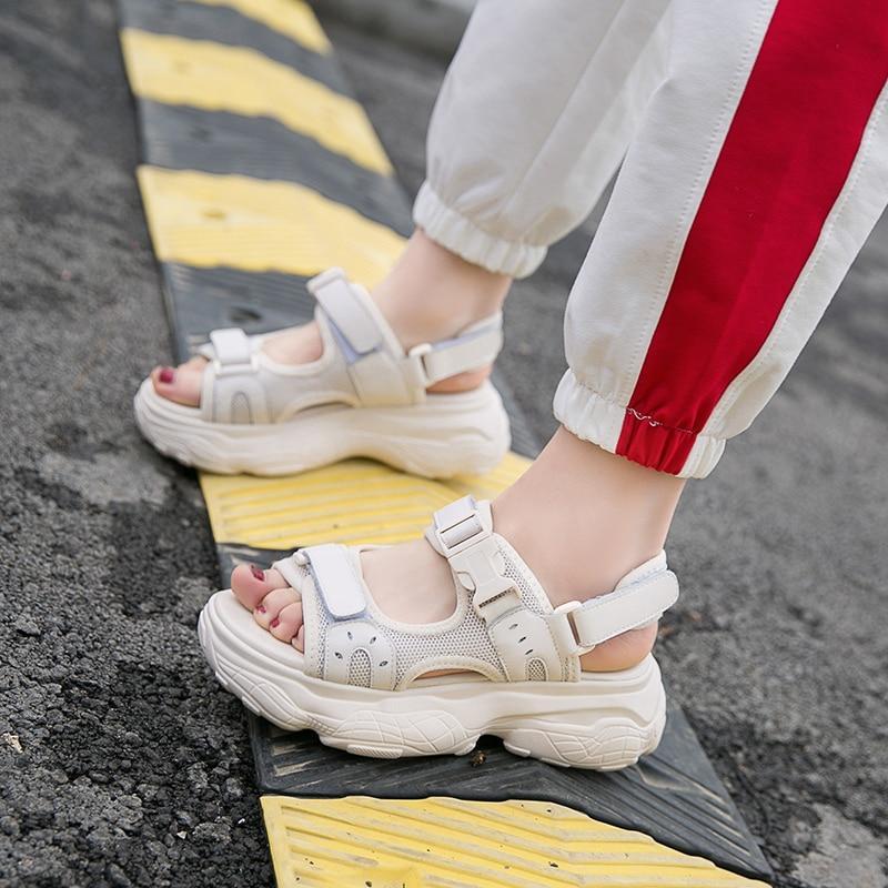 Women's Gladiator Sandals Fashion  Thick Sole Platform Ladies Shoes