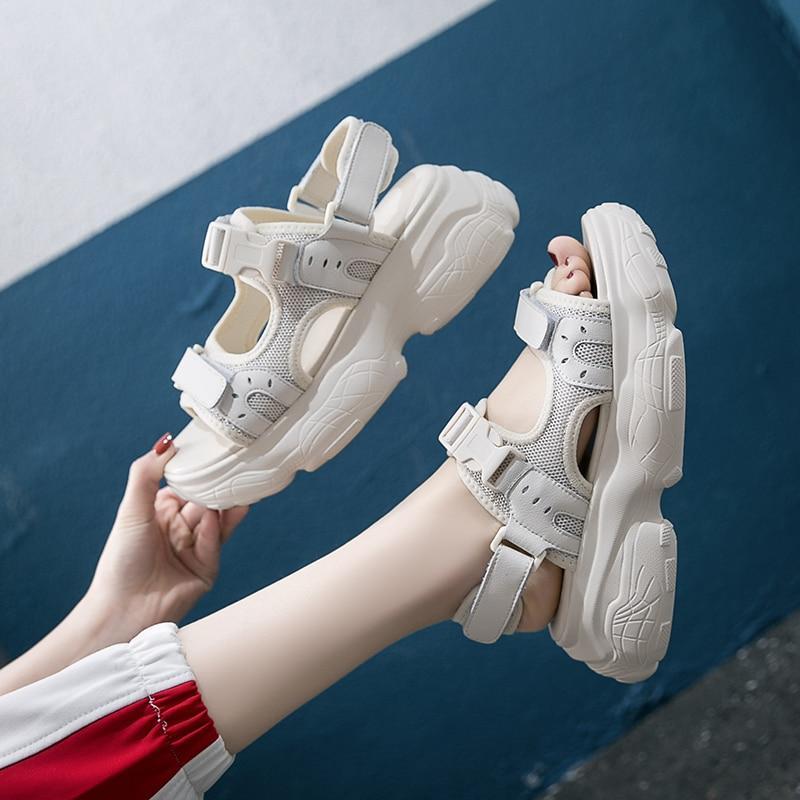 Women's Gladiator Sandals Fashion  Thick Sole Platform Ladies Shoes