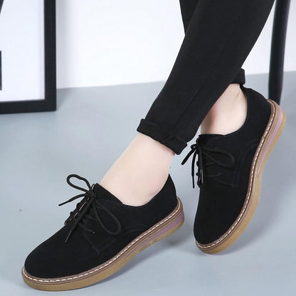 new breathable flats loafers casual lace-up shoes