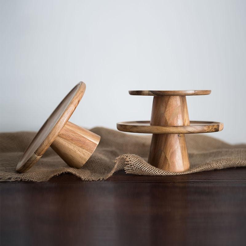 Wood Cake Stand