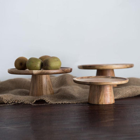 Wood Cake Stand
