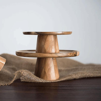 Wood Cake Stand