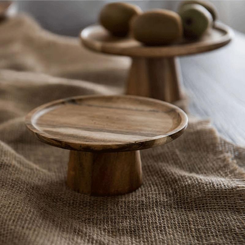 Wood Cake Stand