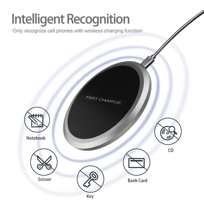 X8 10W QI Wireless Fast Charger for iPhone 8/X/8Plus Samsung S8/S8+/S7 Edge Nexus4/5/6 Lumia 830/920/930 USB Charge Pad