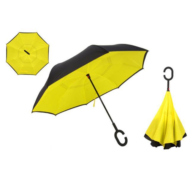 Double-Layer Hands-Free Inverted Umbrella