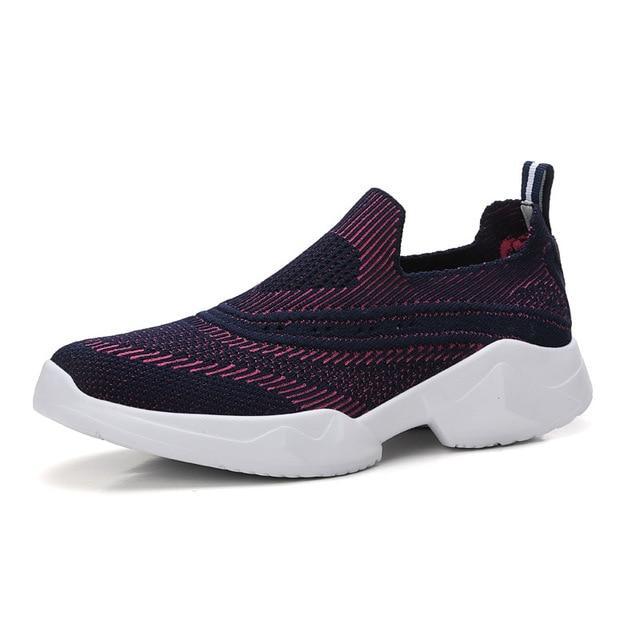 Women Flat Sneakers Shoes Breathable Walking Tennis Shoes