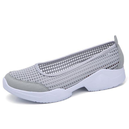 Women Flats Sneakers Shoes Breathable Mesh Walking Sneakers Ladies Woman Slip On Ballet Loafers