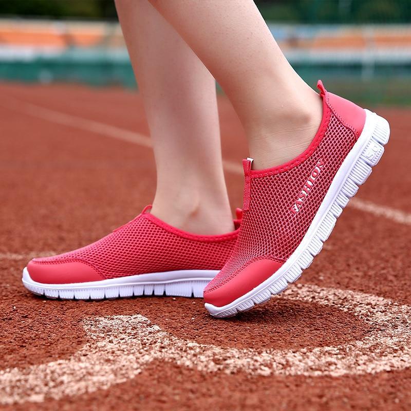 Women Breathable Mesh Summer Light Classic Casual Ladies Shoes