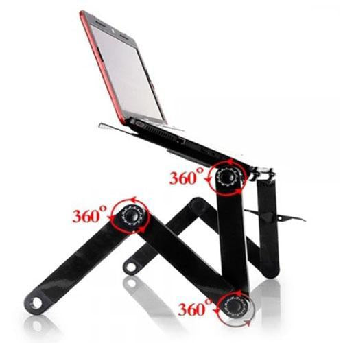 360° Adjustable Vented Foldable Laptop Notebook Desk Tray