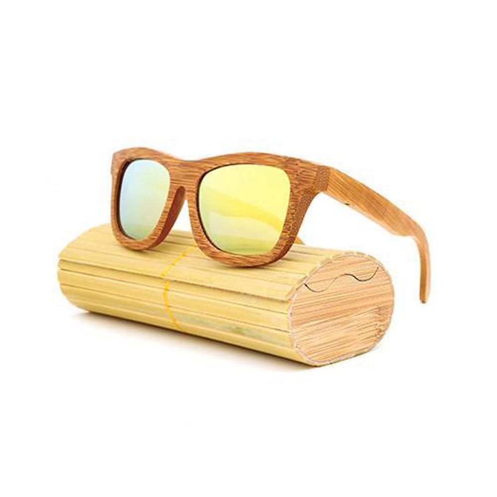 Bamboo Sunglasses au Retro Vintage