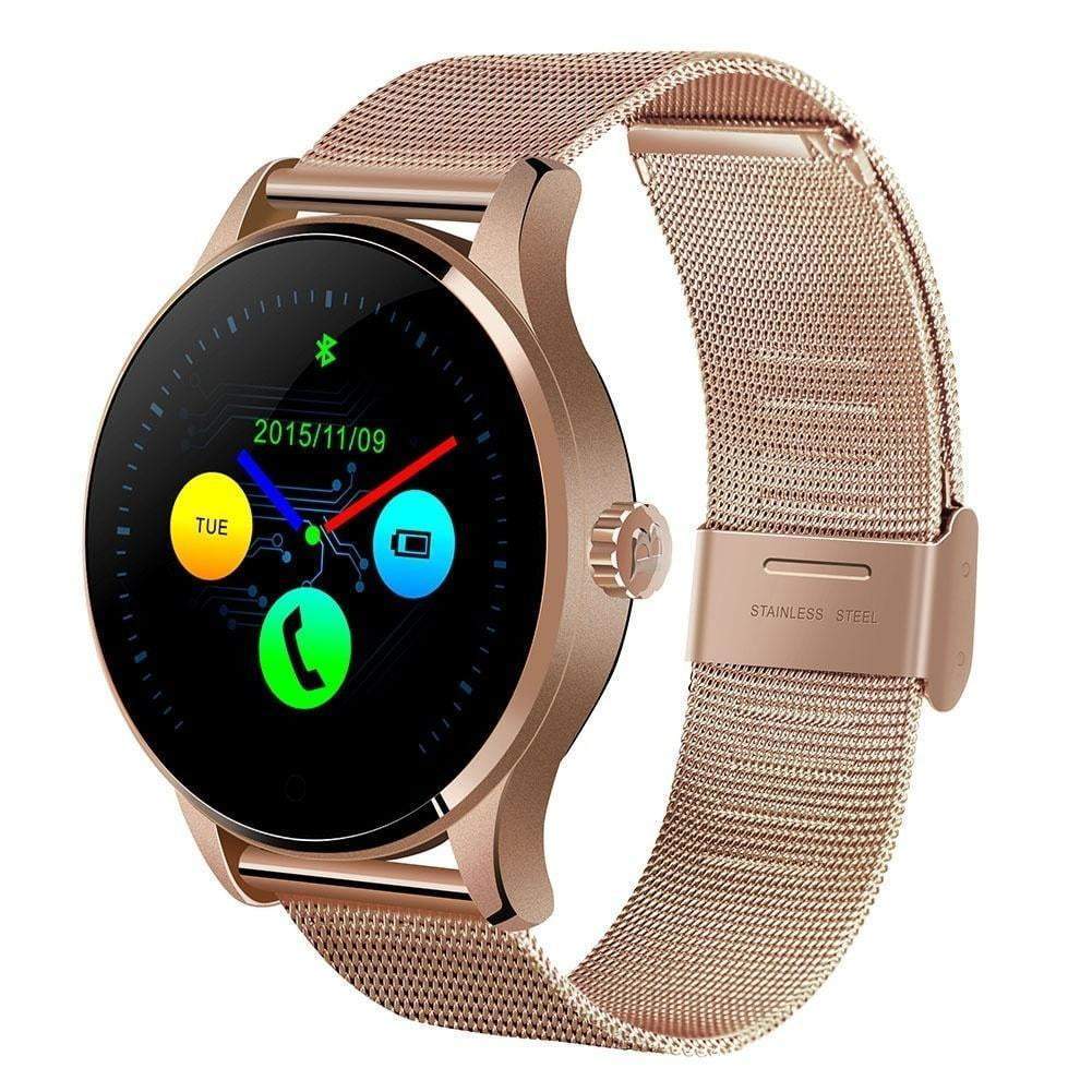 K88H Smartwatch MTK2502 Bluetooth Smart Watch Heart Rate Monitor Pedometer Dial for Android IOS