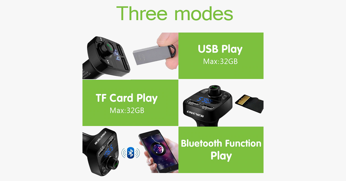 Bluetooth FM Transmitter Modulator