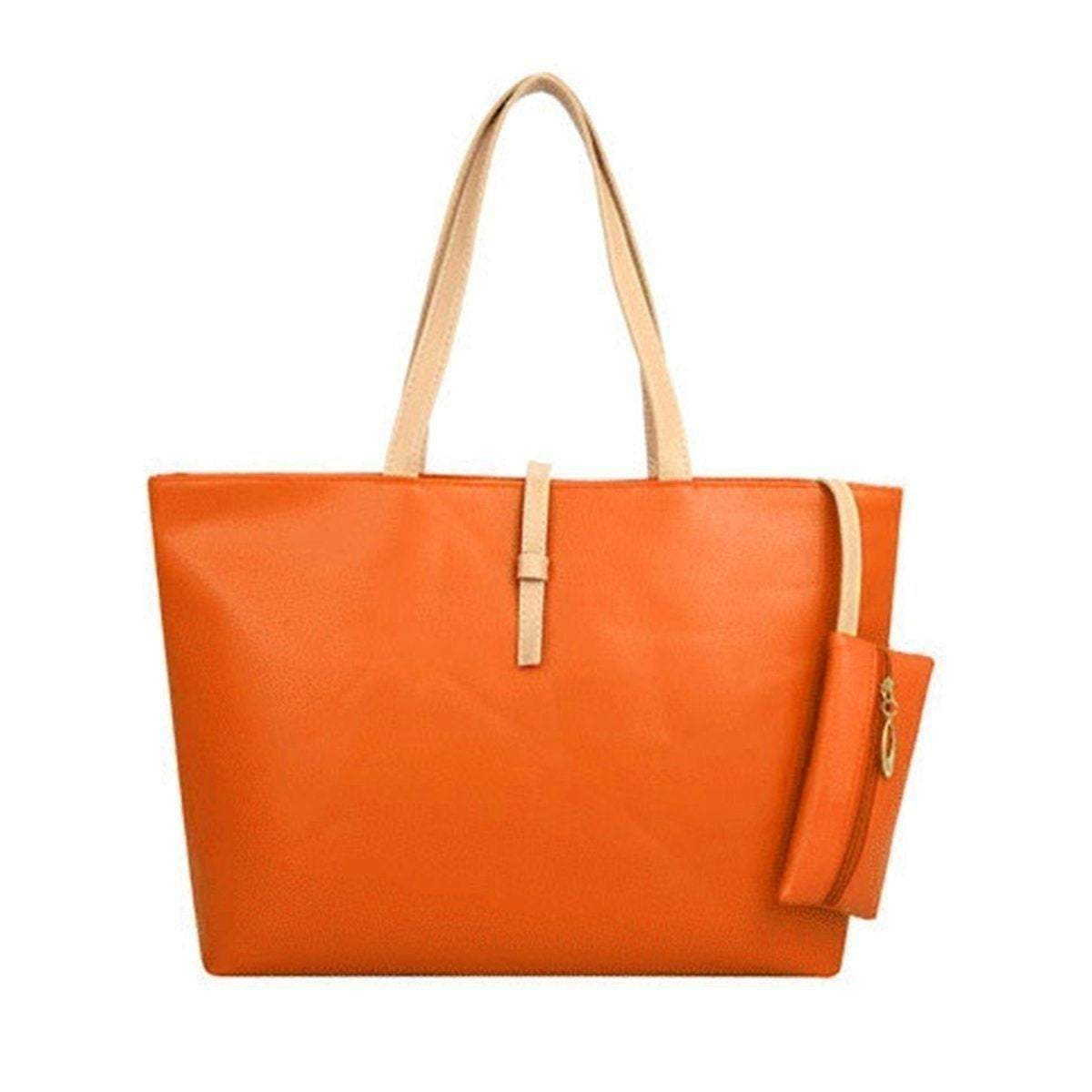 Fashion Women Large Leather Satchel Handbag