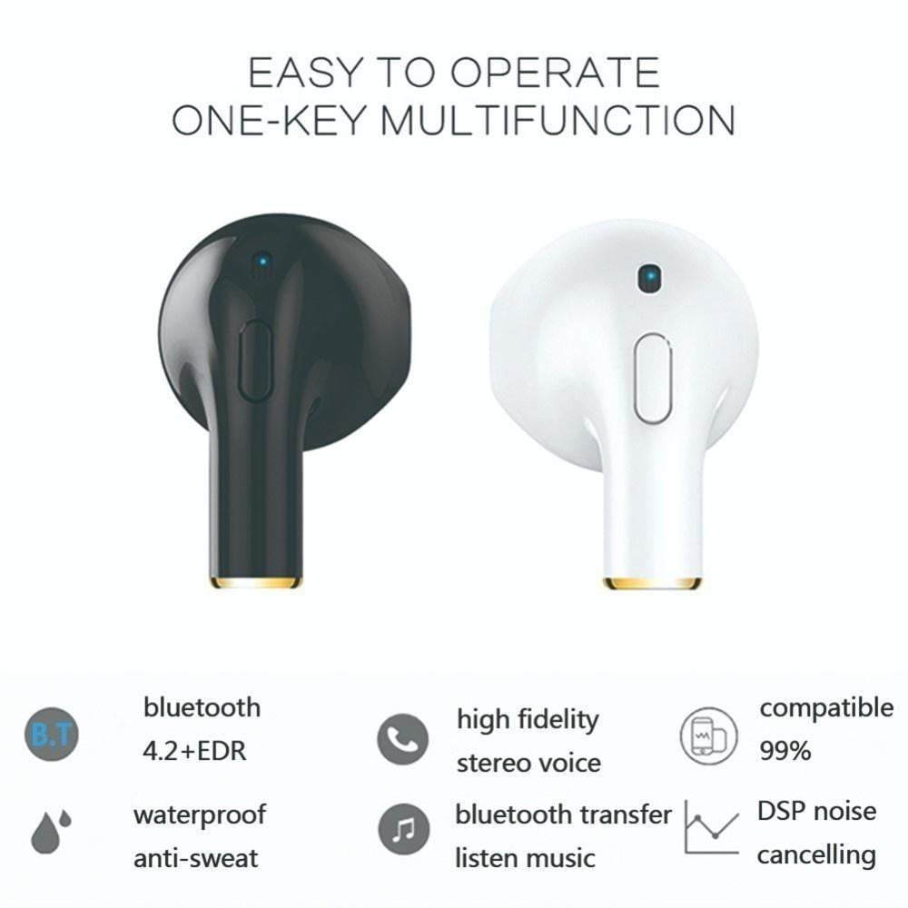 Single Ear Wireless Mini I8x Bluetooth Earphones