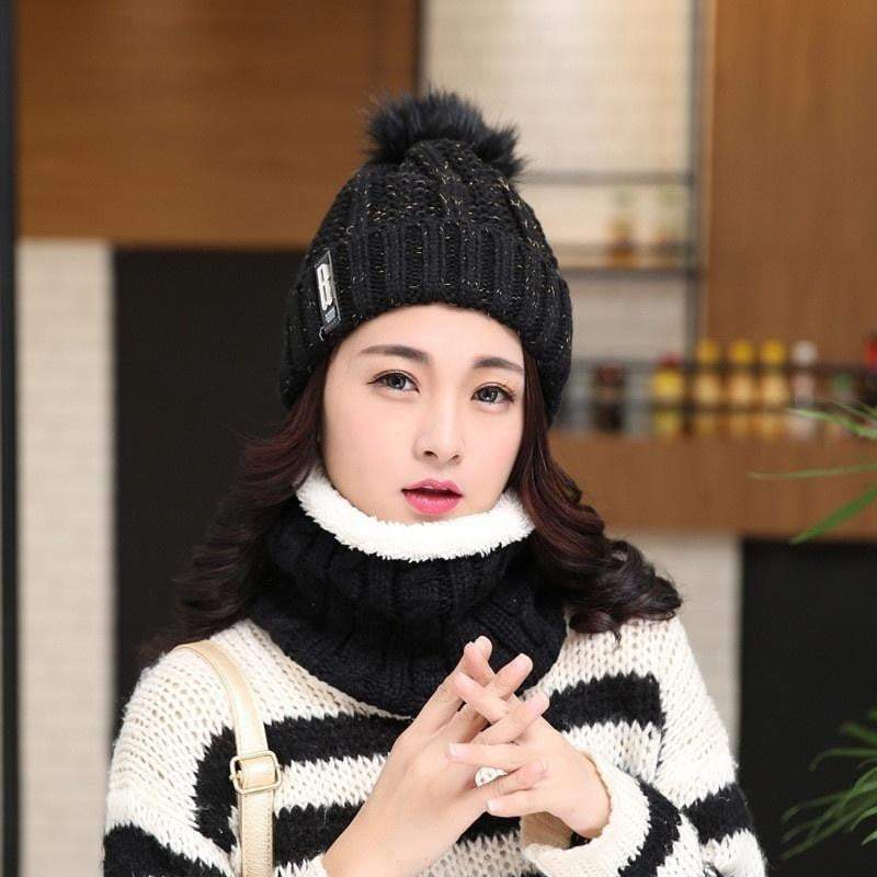 Winter Fashion Cotton Knitted Beanies Caps