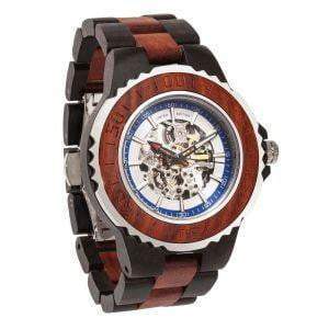 Men's Genuine Automatic Rose Ebony Wooden Watches