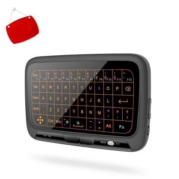 H18+ Backlit Mini Wireless Full Touchpad Keyboard