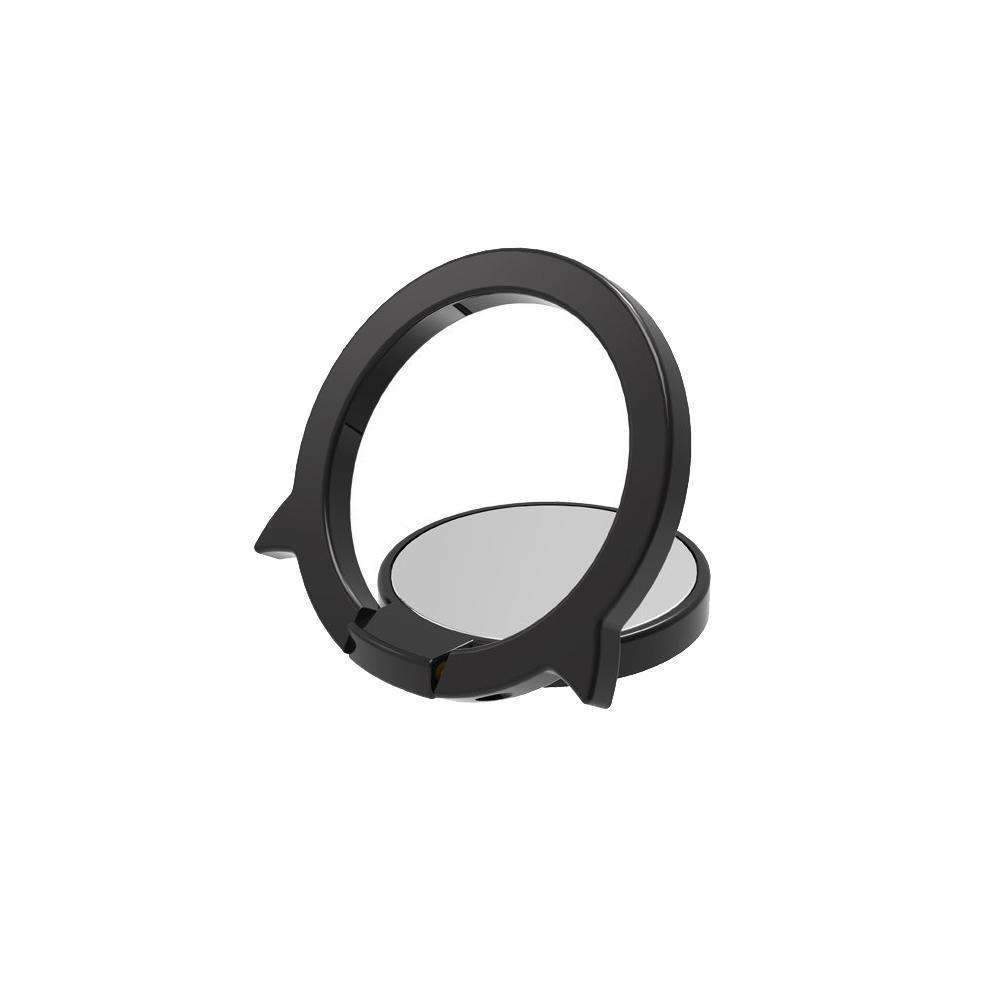 Ring Mirror Stand Holder Angel and Demon 360° Rotating Finger Grip Ring For Mobile Phone