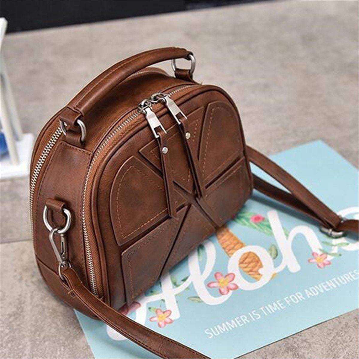 Women Fashion Leather Tote Messenger Bag