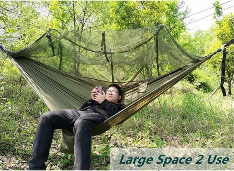 Portable Hammock w/ Mosquito Net