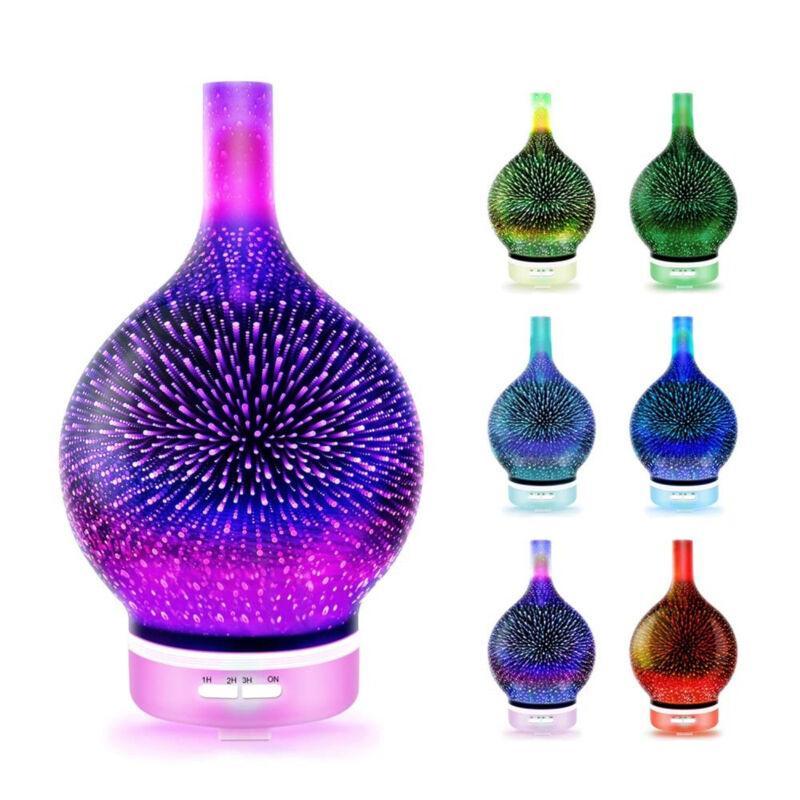 3D Fireworks Air Humidifier Essential Oil Diffuser