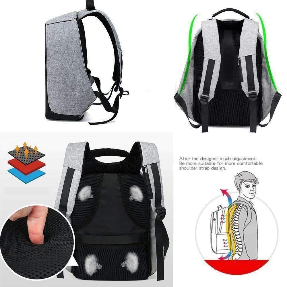 Multifunctional Anti-Theft USB Charging Backpack - Keeping Your Valuables Safer!