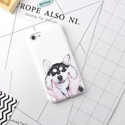 Silicon Phone Case iPhone - Color Print Cover Lovely Dog