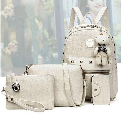 Fashion Women's Cute Bear Set Bag