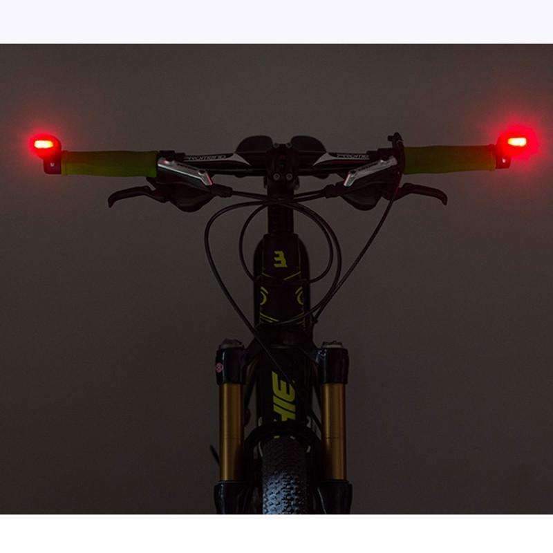 Warning LED Lamp Bicycle Handlebar