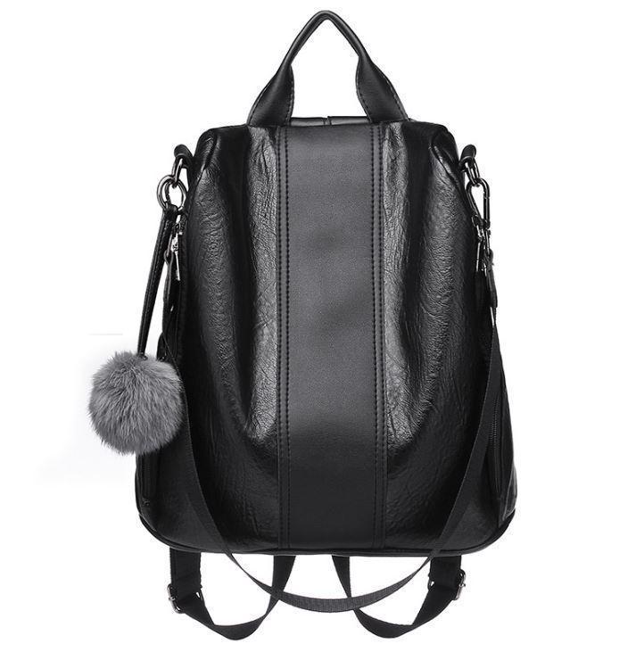 Women's Anti-theft Leather Backpack
