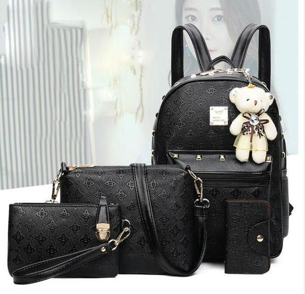 Fashion Women's Cute Bear Set Bag