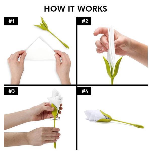 Bloom Paper Napkin Folder