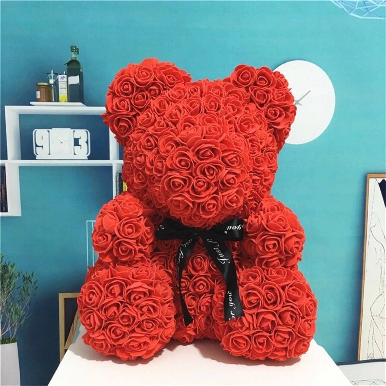 Romantic Rose Teddy Bear