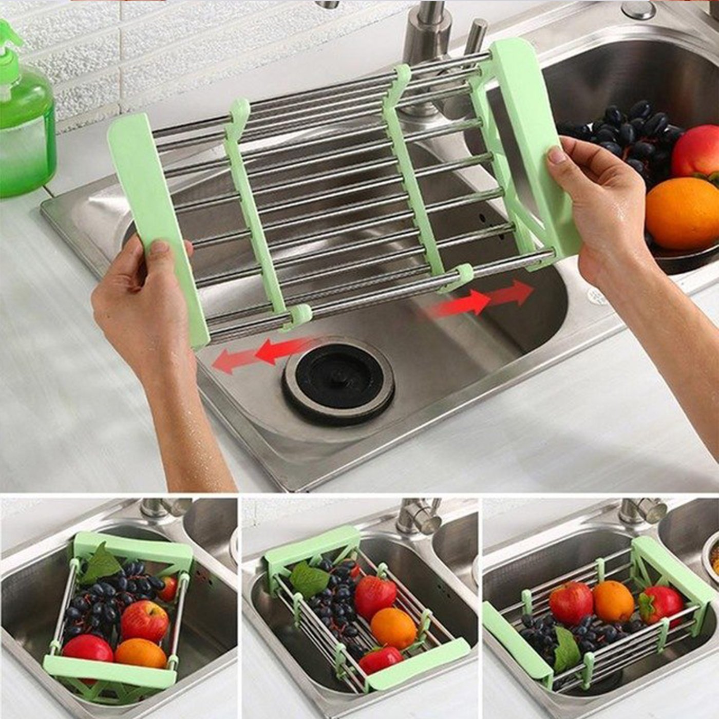 Retractable Drainer Rack