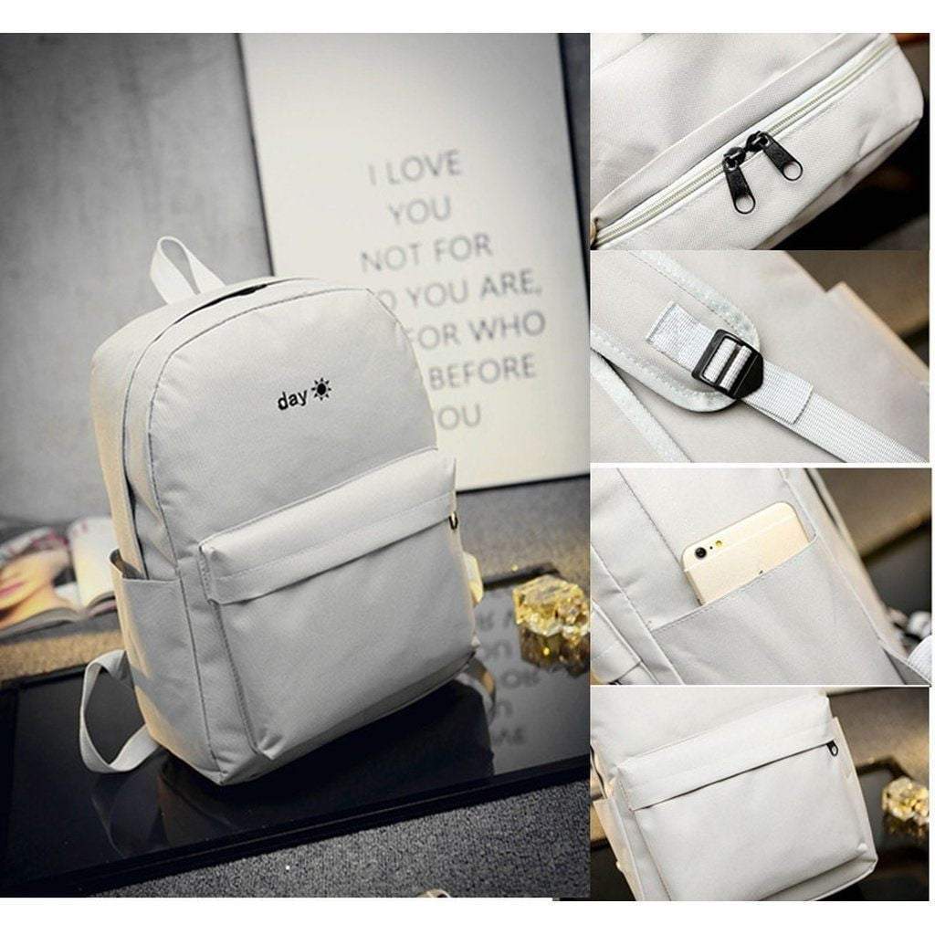 New Fashion Embroidered Monogram Backpack