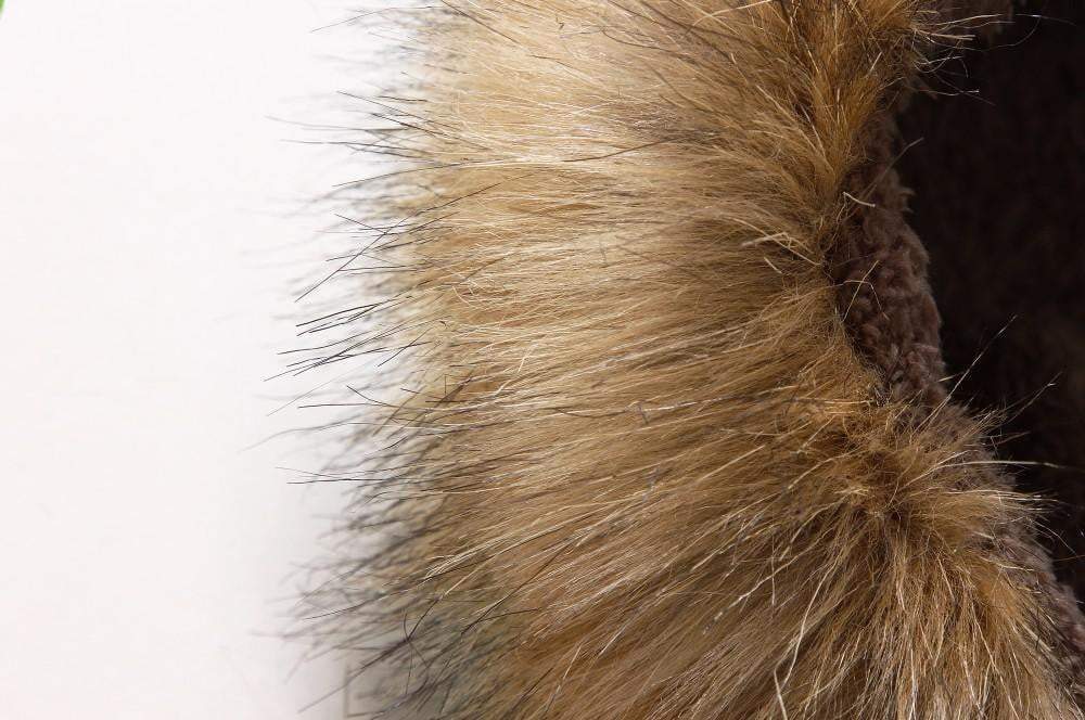 Hooded medium-long casual parka