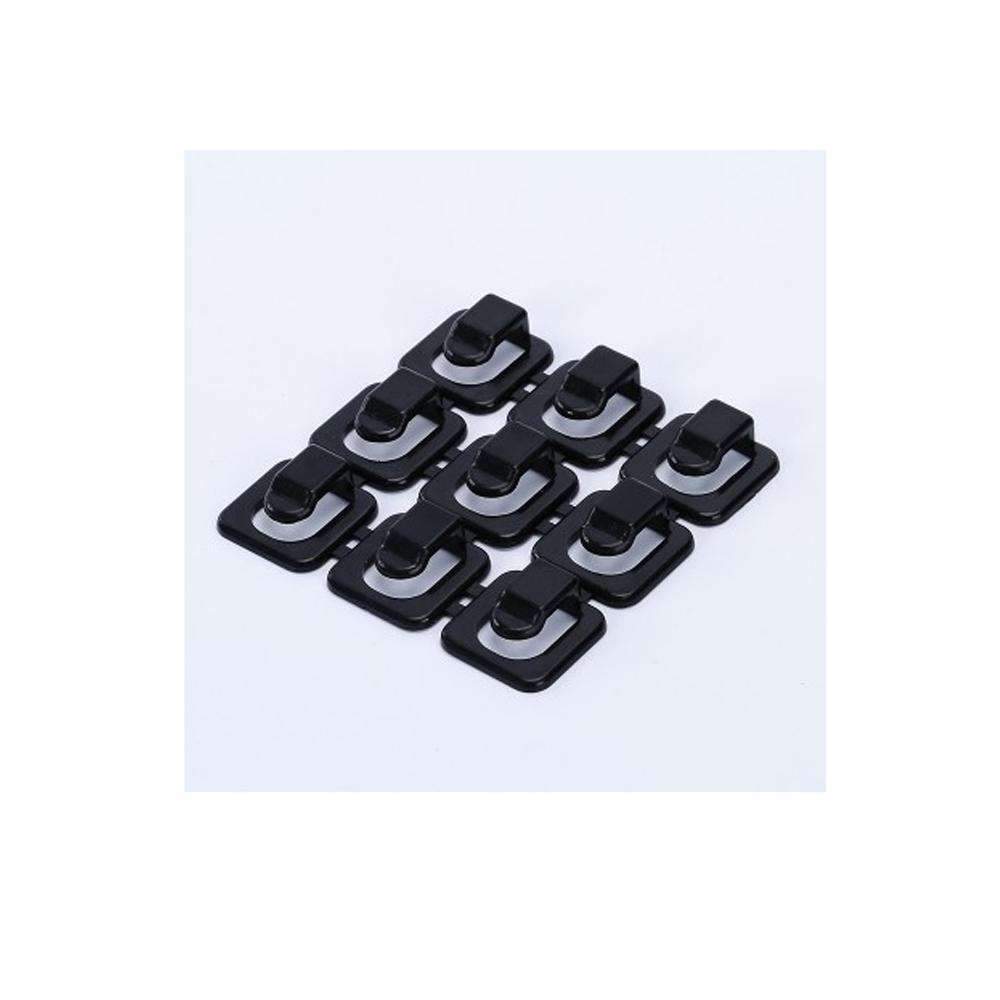 Cable Cord Wire Line Organizer - Plastic Clips Ties Fixer Fastener Holder