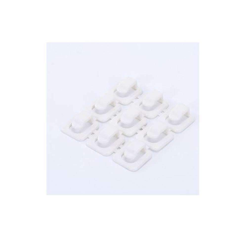 Cable Cord Wire Line Organizer - Plastic Clips Ties Fixer Fastener Holder
