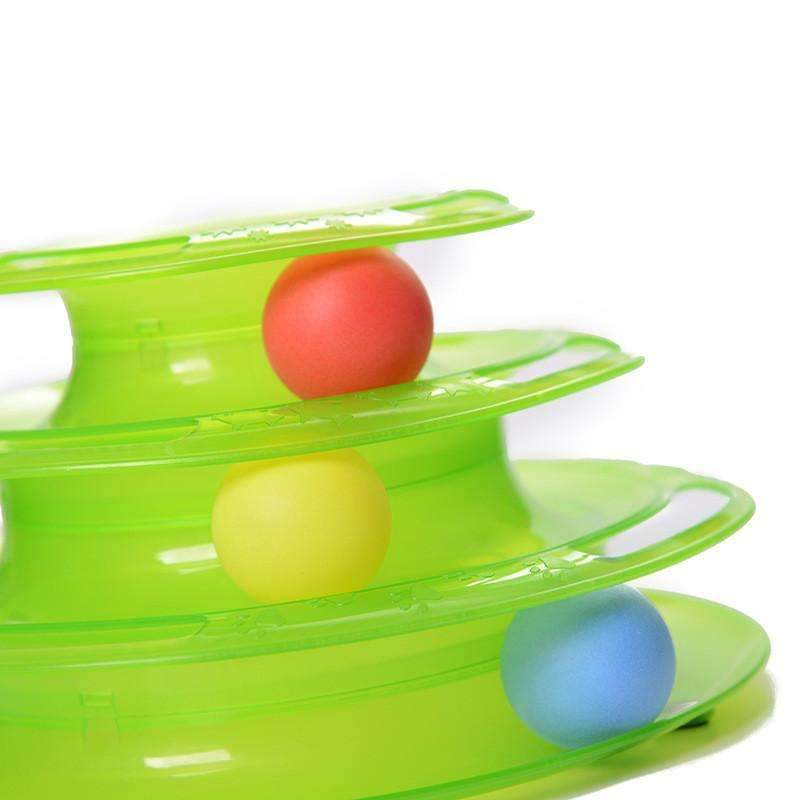 Three Levels Tower Tracks Disc Cat Toy