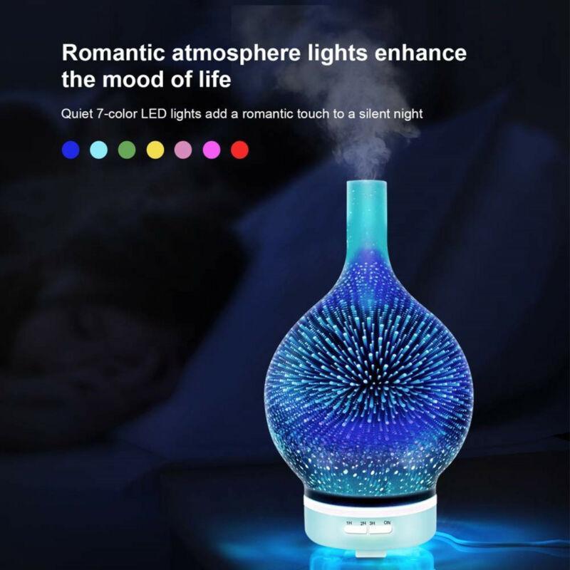 3D Fireworks Air Humidifier Essential Oil Diffuser