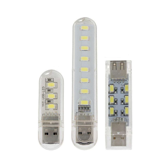 Mini USB LED Night Light - Cold White Lamp