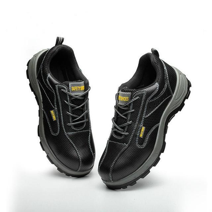 Mens Steel Toe Work Shoes with Anti Skid and Puncture Proof Surface