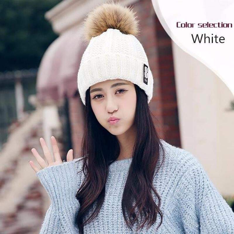 Winter Fashion Cotton Knitted Beanies Caps