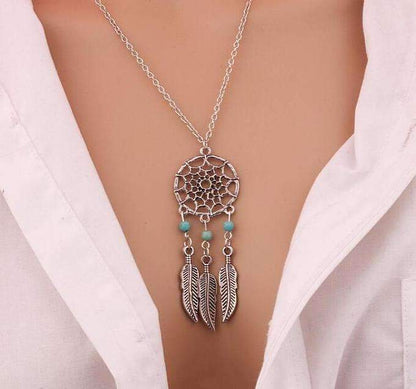 Fashion Retro Women Chain Necklace Silver