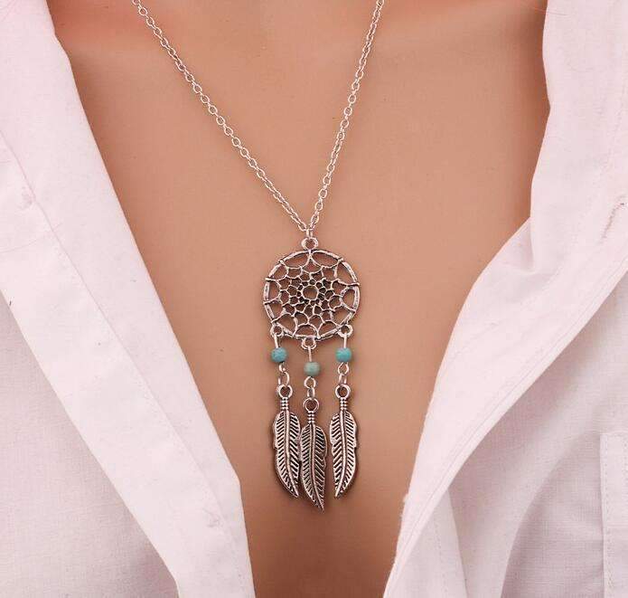 Fashion Retro Women Chain Necklace Silver