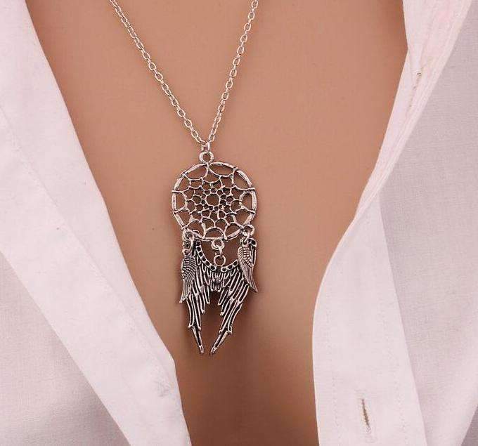 Fashion Retro Women Chain Necklace Silver